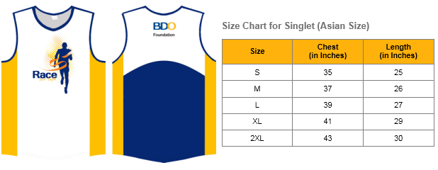 BDO Singlet Chart