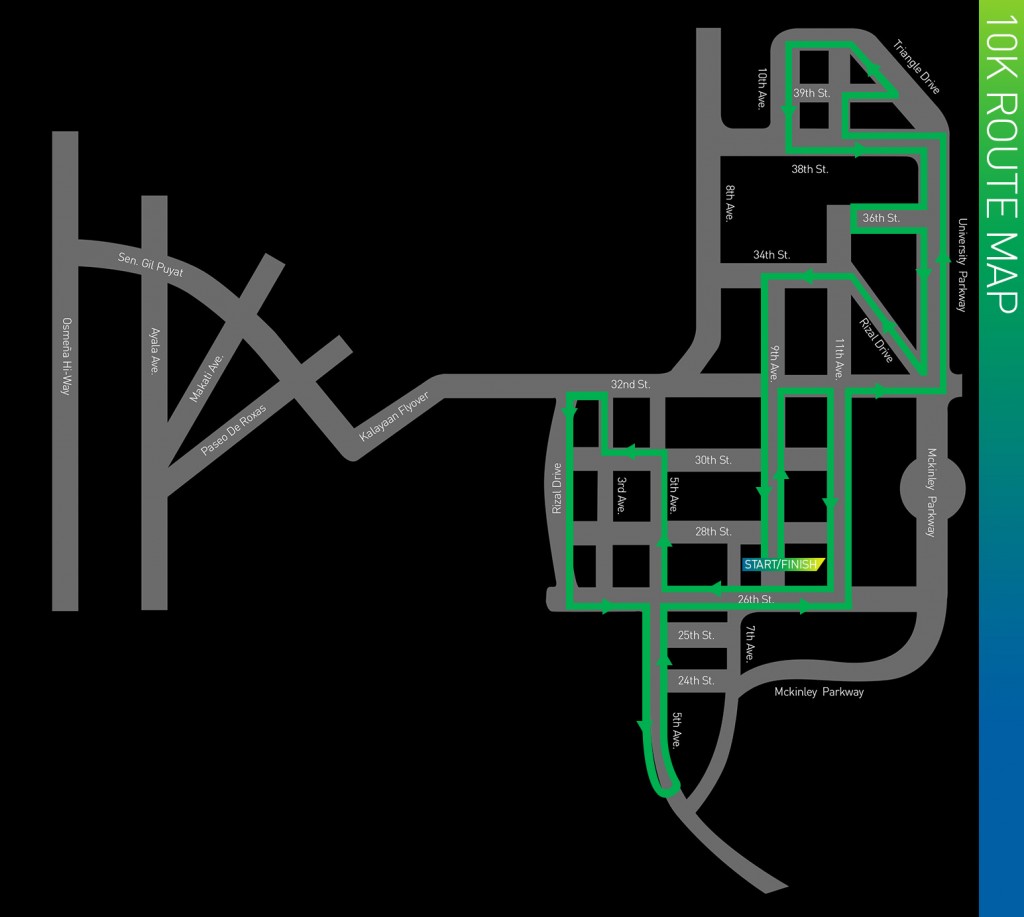 10k Route Map