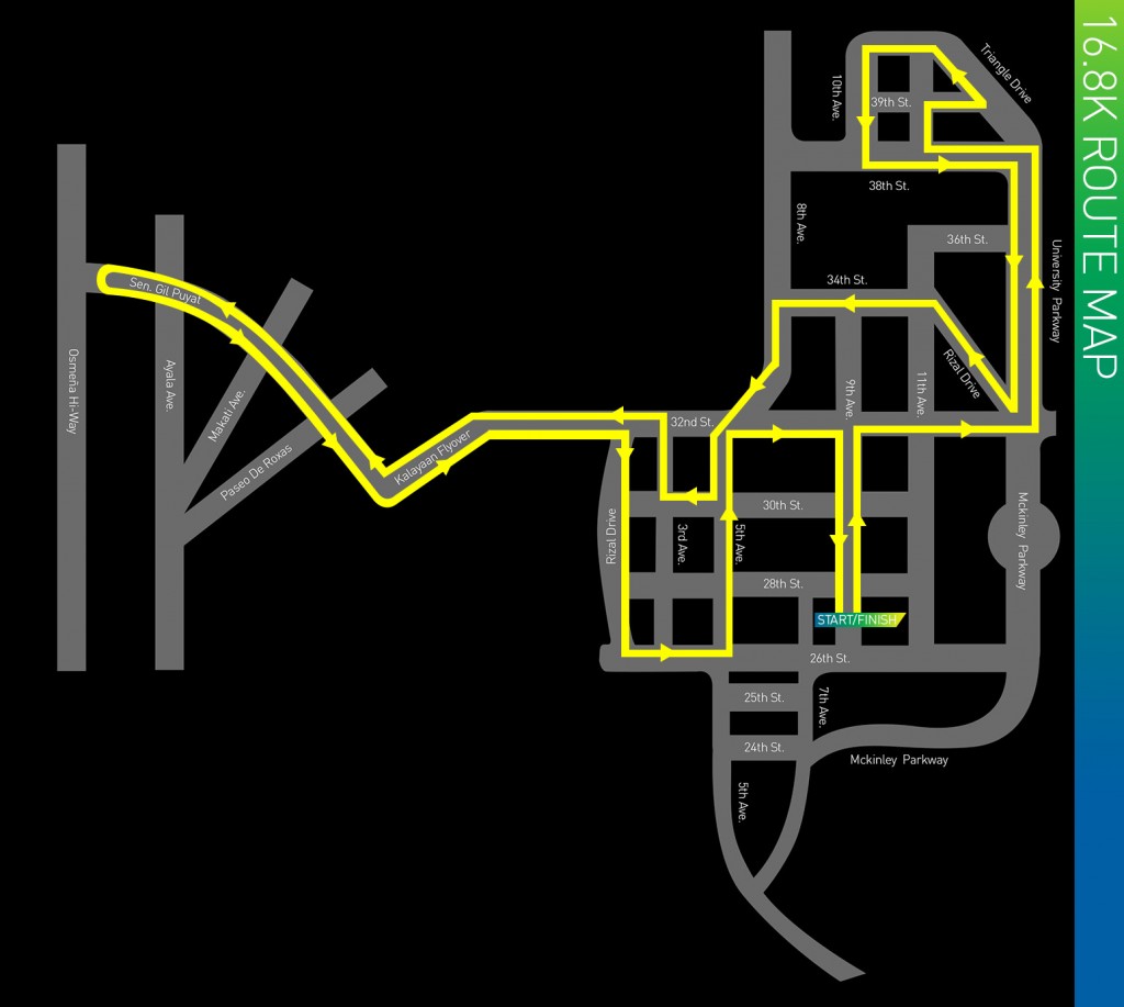 16.8k Route Map