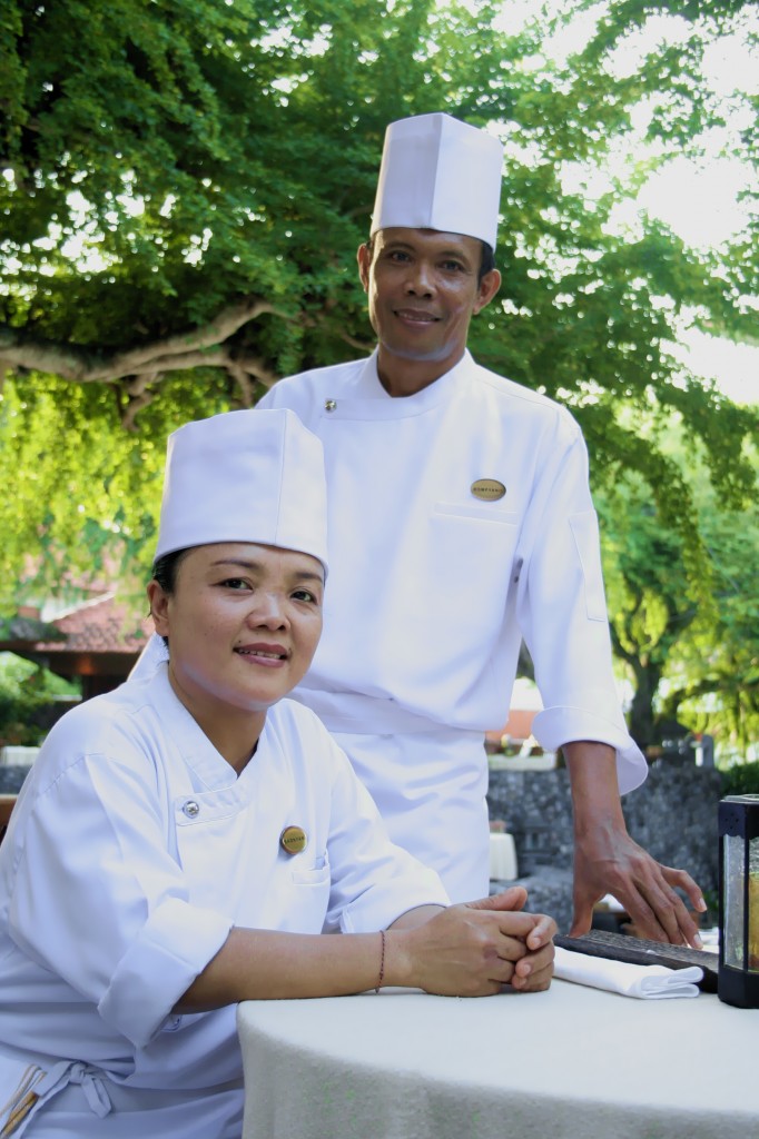 Chef Ni Made Sadnyani and Kompyang Wikanta