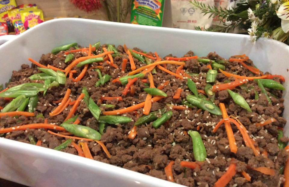 Sesame-Ginger Ground Beef