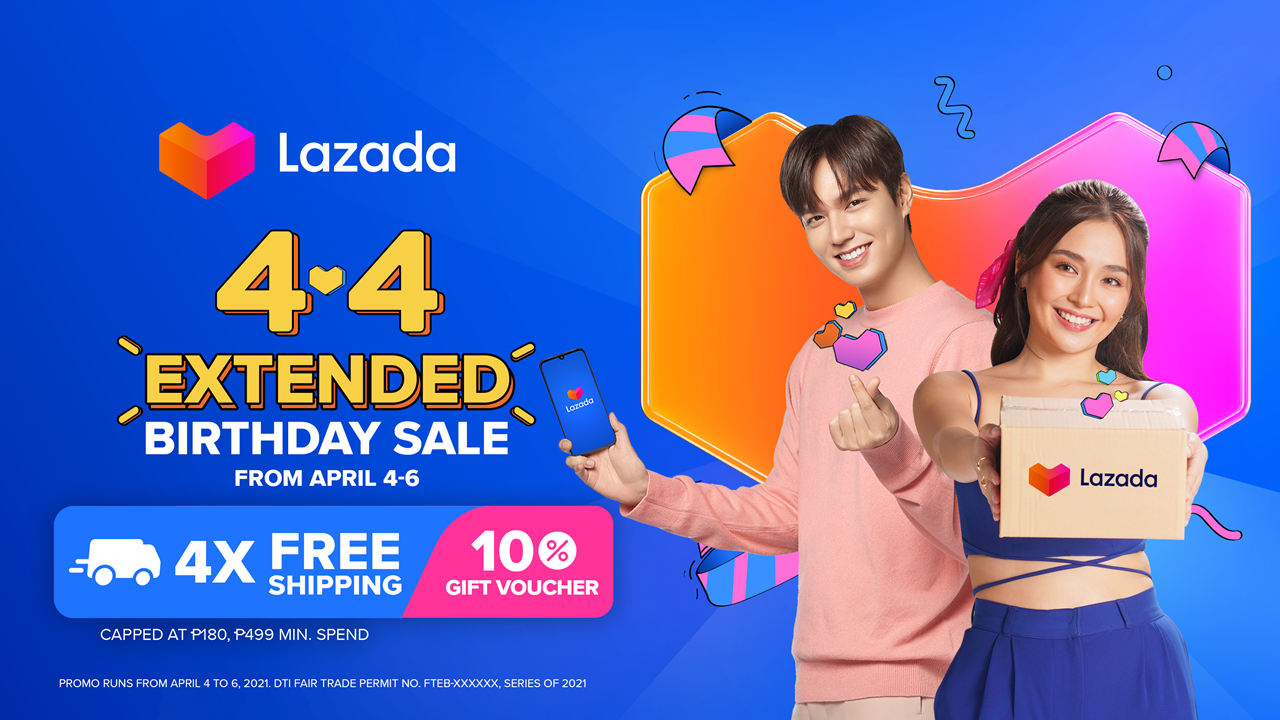 More Amazing Deals and Free Shipping Offers this 4.4 Lazada Extended  Birthday Sale – curlydianne