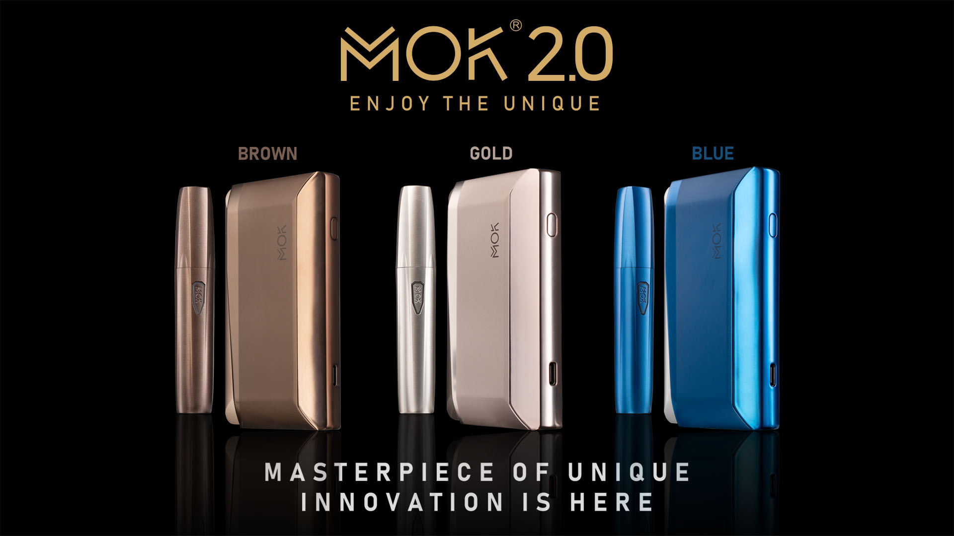 MOK 2.0: NEWEST INNOVATIVE HEAT-NOT-BURN ELECTRONIC CIGARETTE